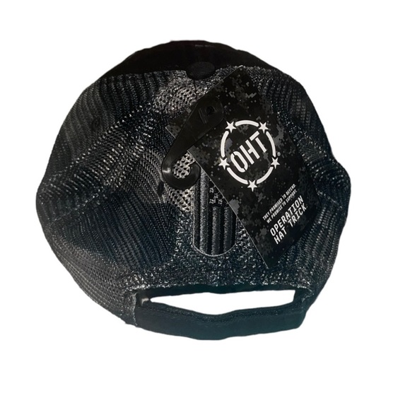 OPERATION HAT TRICK OHT AIR FORCE BLACK MESH ADJUSTABLE HAT​​ - Picture 4 of 4